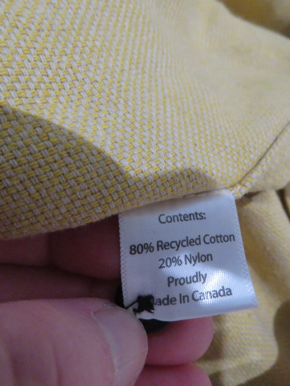 ANIAN Oxford Camp Collar Shirt Mustard Small Boxy Cropped Woven Casual Cotton - Picture 12 of 12